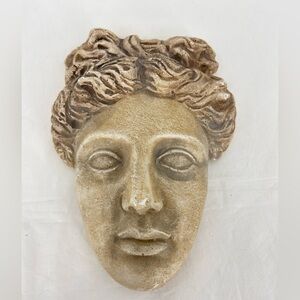 Athena Head Plaque by Ergani in Greece Vintage Hand Made‎